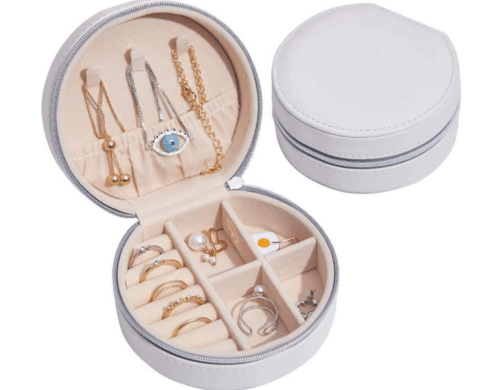 Personalized Travel Jewelry Case